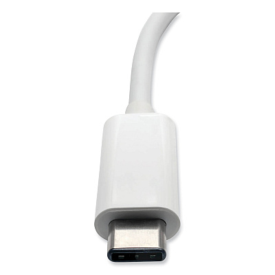 Tripp Lite USB 3.1 Gen 1 USB-C to HDMI 4K Adapter, USB-A/USB-C PD Charging Ports, 3", White (U44406NH4UC)