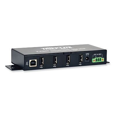 Tripp Lite USB 2.0 Mini Hub, 4 Ports, Black (U223004IND)