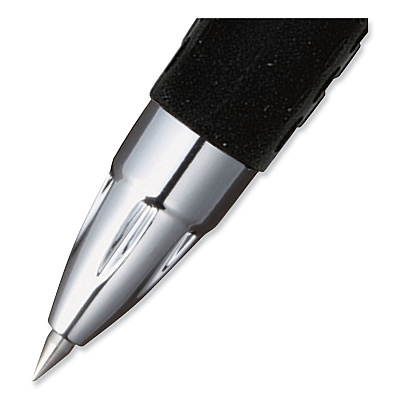uniball 207 Signo Gel Ultra Micro Gel Pen, Retractable, Extra-Fine 0.38 mm, Blue Ink, Clear/Black Barrel (UBC1790923)
