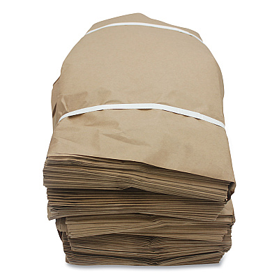 Kari-Out Kraft Paper Bags, Natural Kraft Flat Handles, 10" x 6" x 13", Natural, 250/Carton (KOT1200110)