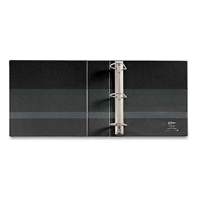 Avery Heavy-Duty Non Stick View Binder with DuraHinge and Slant Rings, 3 Rings, 3" Capacity, 11 x 8.5, Black, (5600) (AVE05600)