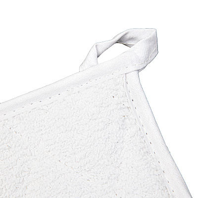 Cooks Linen Pot Holder 7x7 White, Case Of 144 (POT-WHITE-CS)