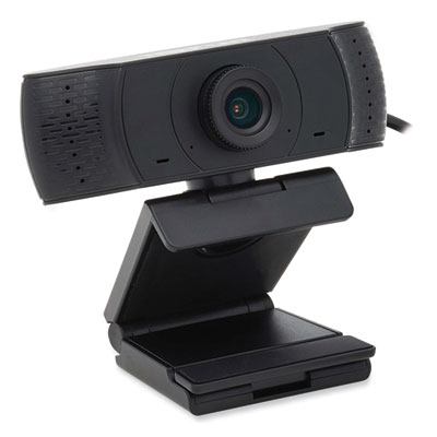 Tripp Lite USB Webcam for Laptops/Desktop PCs w/Microphone, 1920 pixels x 1080 pixels, 2 Mpixels, Black, Ships in 7-10 Business Days (AWC001)