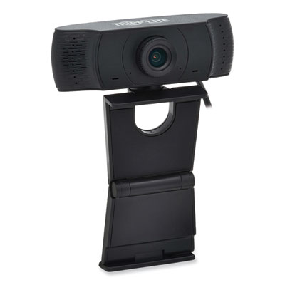 Tripp Lite USB Webcam for Laptops/Desktop PCs w/Microphone, 1920 pixels x 1080 pixels, 2 Mpixels, Black, Ships in 7-10 Business Days (AWC001)