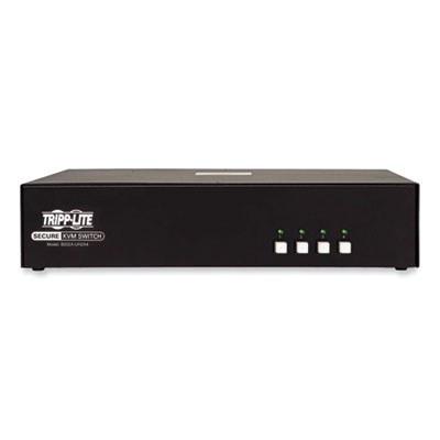 Tripp Lite 4-Port HDMI Dual-Monitor Secure KVM Switch, TAA Compliant, Ships in 7-10 Business Days (TRPB002AUH2A4)