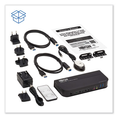 Tripp Lite 2-Port DisplayPort/USB KVM Switch, Ships in 7-10 Business Days (TRPB005DPUA2K)