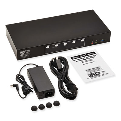 Tripp Lite 4-Port DisplayPort Dual-Display KVM Switch, Ships in 7-10 Business Days (TRPB006DP2UA4)