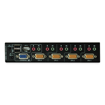 Tripp Lite 4-Port KVM Switch with Audio, OSD and Peripheral Sharing, Ships in 7-10 Business Days (B006VUA4KR)