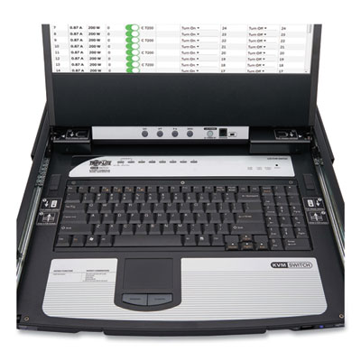 Tripp Lite 8-Port NetDirector DisplayPort KVM Switch Console with 17" LCD, TAA Compliant, Ships in 7-10 Business Days (B030DP0817D)