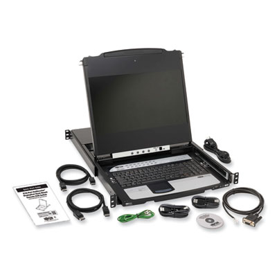 Tripp Lite 8-Port NetDirector DisplayPort KVM Switch Console with 17" LCD, TAA Compliant, Ships in 7-10 Business Days (B030DP0817D)