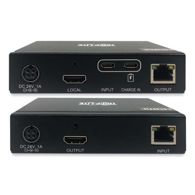 Tripp Lite USB-C to HDMI Over CAT6 Extender Kit with KVM Support, TAA Compliant, Ships in 7-10 Business Days (B127A1A1BCBH)