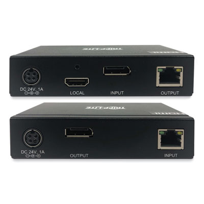Tripp Lite DisplayPort Over CAT6 Extender Kit, TAA Compliant, Ships in 7-10 Business Days (TRPB127A1A1BDBD)