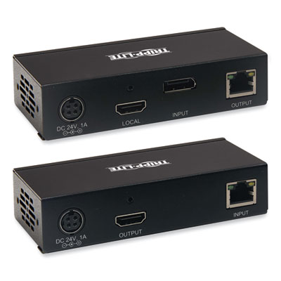 Tripp Lite DisplayPort to HDMI Over CAT6 Extender Kit, TAA Compliant, Ships in 7-10 Business Days (TRPB127A1A1BDBH)