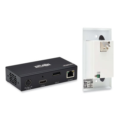 Tripp Lite DisplayPort to HDMI Over CAT6 Extender Kit w/ Box Transmitter/Wall Plate Receiver, TAA Compliant, Ships in 7-10 Business Days (B127A1A1BDFH)