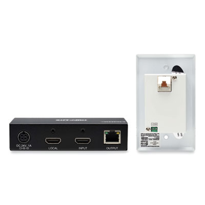 Tripp Lite HDMI Over CAT6 Extender Kit with Box Transmitter/Wall Plate Receiver, TAA Compliant, Ships in 7-10 Business Days (TRPB127A1A1BHFH)