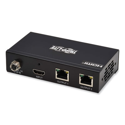 Tripp Lite 2-Port HDMI Over CAT6 Splitter, TAA Compliant, Ships in 7-10 Business Days (TRPB127A002BH)