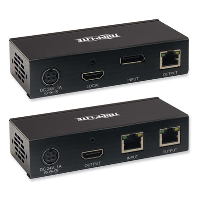 Tripp Lite DisplayPort to HDMI Over CAT6 Extender Kit with Transmitter/Transceiver, TAA Compliant, Ships in 7-10 Business Days (B127A111BDTH)