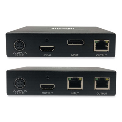 Tripp Lite DisplayPort to HDMI Over CAT6 Extender Kit with Transmitter/Transceiver, TAA Compliant, Ships in 7-10 Business Days (B127A111BDTH)