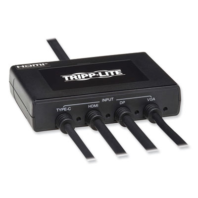 Tripp Lite 4-Port Presentation Adapter, TAA Compliant, Ships in 7-10 Business Days (B3214X1HDVC)