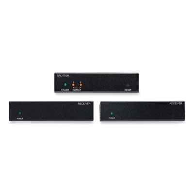 Tripp Lite 2-Port DisplayPort to HDMI Over CAT6 Splitter/Extender Kit, TAA Compliant, Ships in 7-10 Business Days (B127002D2H)