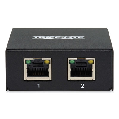 Tripp Lite 2-Port DVI Over CAT5/6 Splitter/Extender, TAA Compliant, Ships in 7-10 Business Days (TRPB140002)