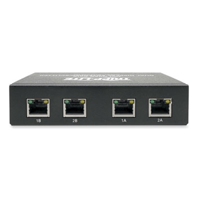 Tripp Lite 2-Port DVI Over CAT5/6 Dual Display Splitter/Extender, TAA Compliant, Ships in 7-10 Business Days (B140002DD)