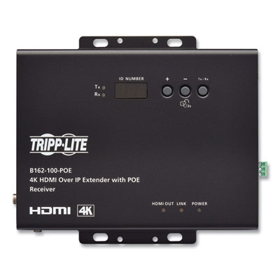 Tripp Lite HDMI Over IP Extender Receiver, Ships in 7-10 Business Days (B162100POE)