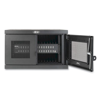 Tripp Lite Locking Cell Phone Charging Station w/Syncing Function for 32 USB Devices, 23.23x26.77x7.91, BK, Ships in 7-10 Bus Days (CSD32USB)