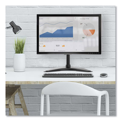 Tripp Lite Single Display TV/Desk Mount Monitor Stand w/ Swivel Tilt, 27" Monitor,17.1x12.4x18.3,BK,Supports 22lb,Ships in 7-10 Bus Days (DDR1327SE)