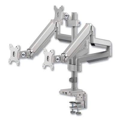 Tripp Lite Triple Display Mount w/Flex Arm for 30" Monitor, -90/+90 Rotation/Tilt, Silver, Supports 15.4 lb, Ships in 7-10 Bus Days (DDR1730TAL)