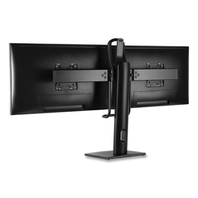 Tripp Lite Safe-IT Precision-Placement Desktop Mount w/ Antimicrobial Protection, 27", BK, Supports 13.2 lb, Ships in 7-10 Bus Days (TRPDDVD1727AM)