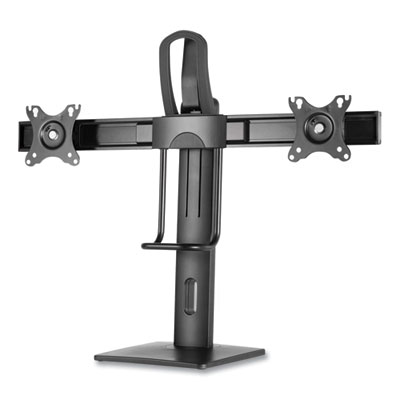 Tripp Lite Safe-IT Precision-Placement Desktop Mount w/ Antimicrobial Protection, 27", BK, Supports 13.2 lb, Ships in 7-10 Bus Days (TRPDDVD1727AM)