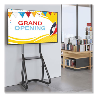 Tripp Lite Heavy-Dty Streamlined Digital Signage Stand for Flat-Panel Displays,Metal,220lb Cap,26.5x21.8x67.65,BK,Ships in 7-10 Bus Days (DMCS3780HDS)