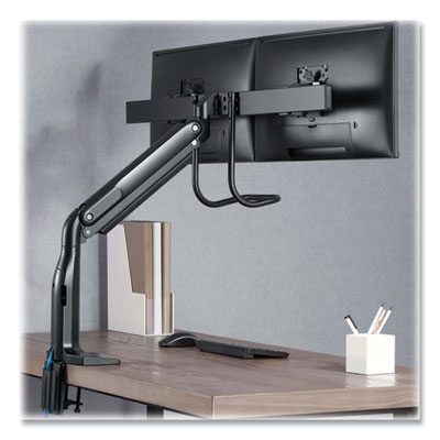 Tripp Lite Safe-IT Precision Antimicrobial Desk Mount,35" Monitor,-90/+90 Rotation,-22/+45 Tilt,BK, 22lb Cap, Ships in 7-10 Bus Days (TRPDMPDD1735AM)