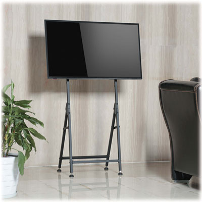 Tripp Lite Portable Signage Stand for Portrait/Landscape Flat-Screen Displays,Metal,77lb Cap,19.9x14.7x50.9, BK, Ships in 7-10 Bus Days (DMPDS3255F)