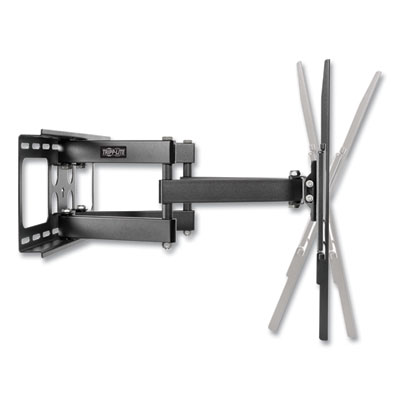 Tripp Lite Outdoor TV Wall Mount w/ Swivel Tilt, Fully Artic Arm, 37" to 80", 26x16.9x20.1, BK, Support 110 lb, Ships in 7-10 Bus Days (DWM3780XOUT)