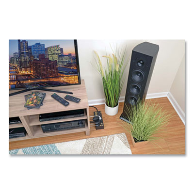 Tripp Lite Isobar Six-Outlet Surge Protector, 6 AC Outlets, 6 ft Cord, 3,330 J, Black, Ships in 7-10 Business Days (ISOBAR6DBS)