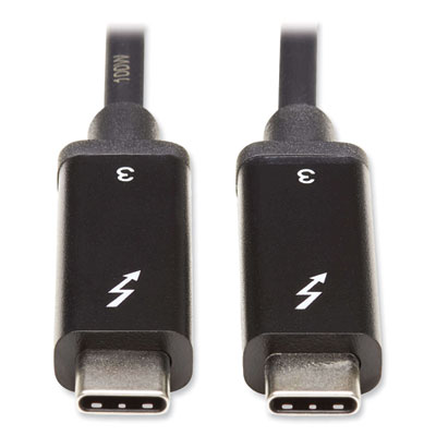 Tripp Lite Thunderbolt 3 USB-C Active Cable, 3.3 ft, Black, Ships in 7-10 Business Days (TRPMTB301M5AAB)