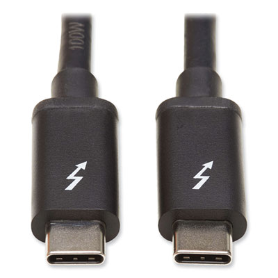 Tripp Lite Thunderbolt 3 USB-C Passive Cable, 3.3 ft, Black, Ships in 7-10 Business Days (MTB301M5AB)
