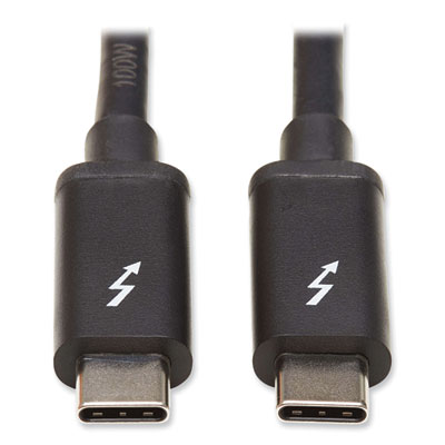 Tripp Lite Thunderbolt 3 USB-C Passive Cable, 5 ft, Black, Ships in 7-10 Business Days (TRPMTB301M55AB)