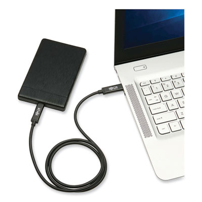 Tripp Lite Thunderbolt 3 USB-C Active Cable, 6.6 ft, Black, Ships in 7-10 Business Days (TRPMTB302M5AAB)