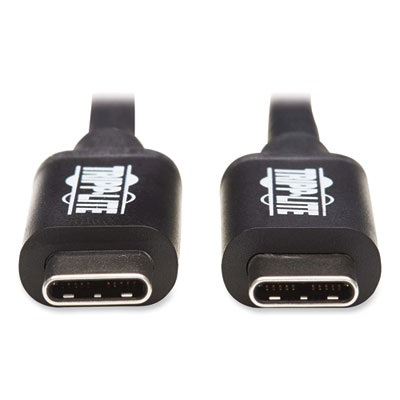 Tripp Lite Thunderbolt 3 USB-C Passive Cable, 6.6 ft, Black, Ships in 7-10 Business Days (MTB302M5AB)