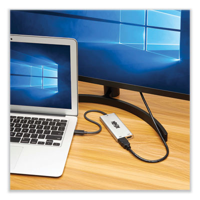 Tripp Lite Thunderbolt 3 USB-C to HDMI Dual Monitor Adapter, Gray, Ships in 7-10 Business Days (MTB3002HD)