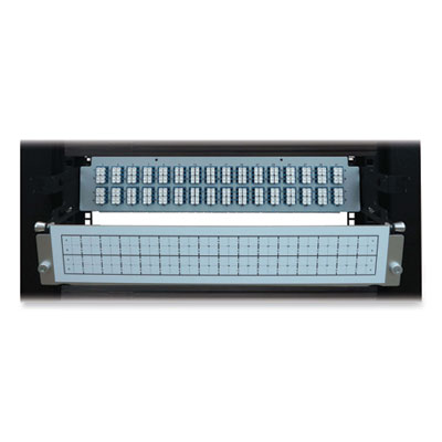 Tripp Lite 2U Preloaded Singlemode Fiber Cable Panel, (32) MTP/MPO (F) to (128) LC Duplex (F), 9.8 ft, YW, Ships in 7-10 Bus Days (N48S32M8L403)