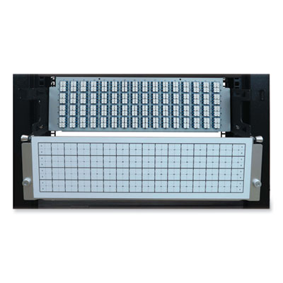 Tripp Lite 3U Preloaded Singlemode Fiber Cable Panel, (64) MTP/MPO (F) to (256) LC Duplex (M), 9.8 ft, YW, Ships in 7-10 Bus Days (N48S64M8L403)