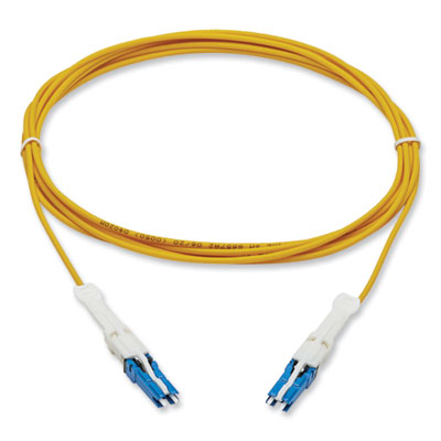 Tripp Lite OS2-Rated Duplex Singlemode Fiber Optic Cable, 9.8 ft, Yellow, Ships in 7-10 Business Days (N381C03M)