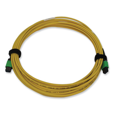 Tripp Lite OS2-Rated 12-Strand Fiber Optic Cable, 23 ft, Yellow, Ships in 7-10 Business Days (N390B07M12AP)