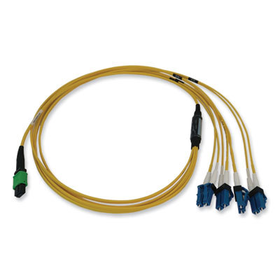 Tripp Lite Switchable Fiber Optic Cable, 3.3 ft, Yellow, Ships in 7-10 Business Days (N390X01M8LAP)