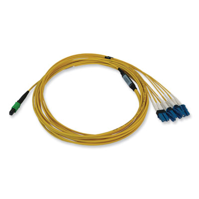 Tripp Lite Switchable Fiber Optic Cable, 16.4 ft, Yellow, Ships in 7-10 Business Days (N390X05M8LAP)
