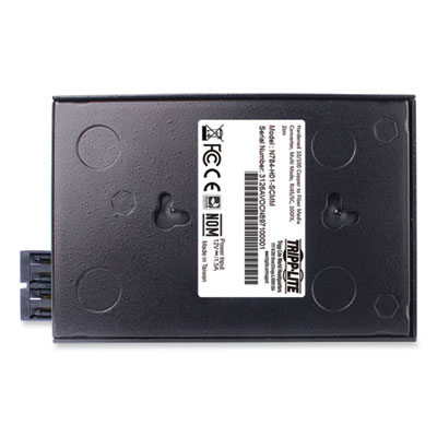 Tripp Lite 10/100 Mbps Ethernet Multimode Hardened Copper to Fiber Media Converter, Black, Ships in 7-10 Business Days (N784H01SCMM)